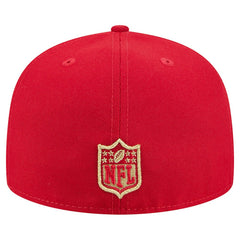 San Francisco 49ers New Era Tri-Hit 59FIFTY Fitted Hat Scarlet