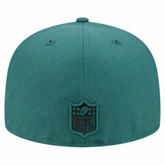 Philadelphia Eagles New Era Tri-Hit 59FIFTY Fitted Hat Midnight Green
