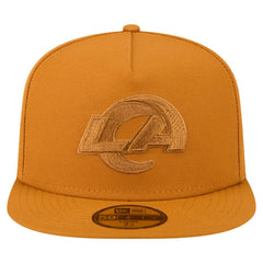Los Angeles Rams New Era Color Pack A-Frame 59FIFTY Fitted Hat Brown