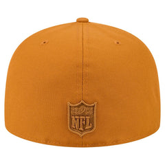 Pittsburgh Steelers New Era Color Pack A-Frame 59FIFTY Fitted Hat Brown