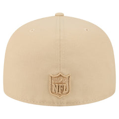 Washington Commanders New Era Color Pack A-Frame 59FIFTY Fitted Hat Light Beige