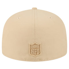 Los Angeles Rams New Era Color Pack A-Frame 59FIFTY Fitted Hat Light Beige