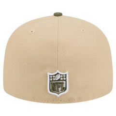 Washington Commanders New Era Color Pack A-Frame 59FIFTY Fitted Hat Beige/Olive