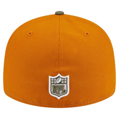 Pittsburgh Steelers New Era Two-Tone Color Pack Split Panel 59FIFTY Fitted Hat Olive/Brown