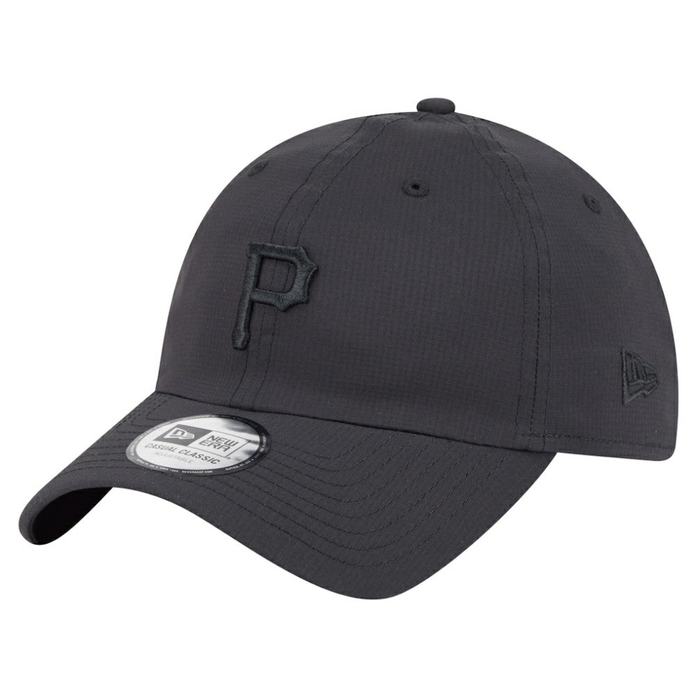 Pittsburgh Pirates New Era Ripstop Casual Classic Adjustable Hat - Black - New Era Lifestyle