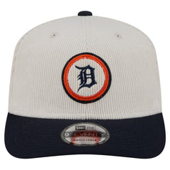 Detroit Tigers New Era Loyal 9SEVENTY Adjustable Hat - Cream - New Era Discount