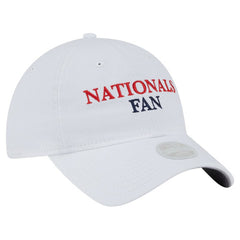 Washington Nationals New Era Women's Team Fan 9TWENTY Adjustable Hat - White - New Era Lifestyle