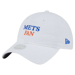 New York Mets New Era Women's Team Fan 9TWENTY Adjustable Hat - White - New Era Sale