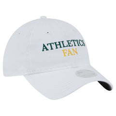Athletics New Era Women's Team Fan 9TWENTY Adjustable Hat - White - New Era on Sale