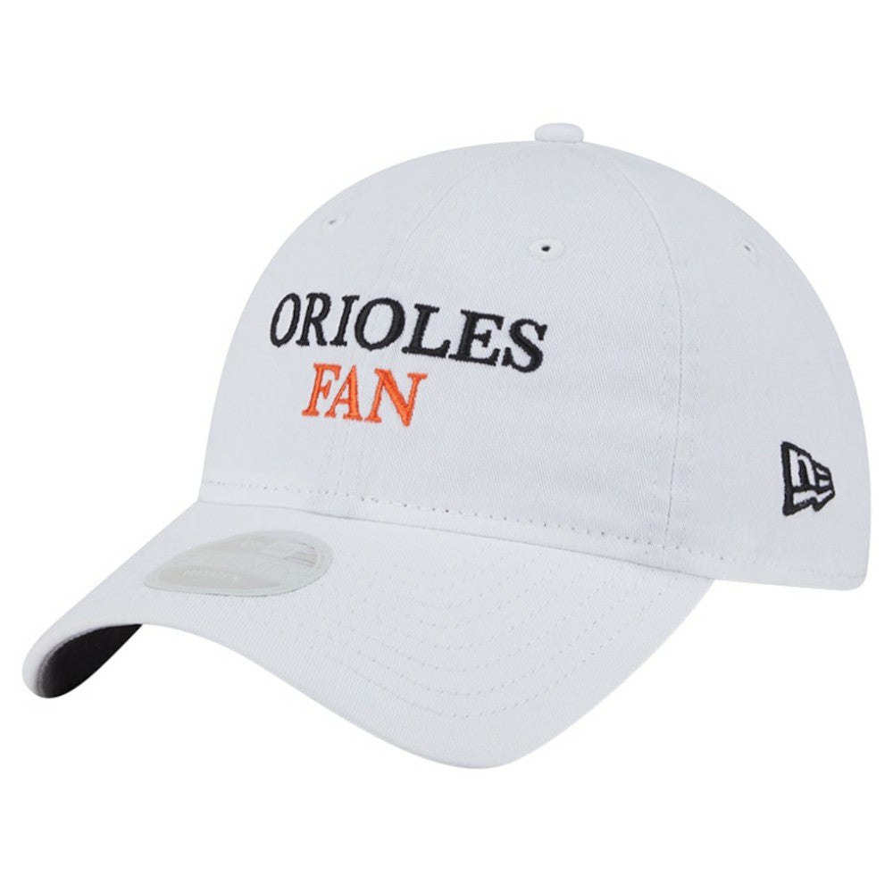 Baltimore Orioles New Era Women's Team Fan 9TWENTY Adjustable Hat - White - New Era Sale