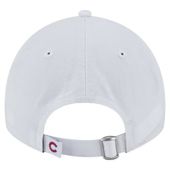 Chicago Cubs New Era Women's Team Fan 9TWENTY Adjustable Hat - White - New Era Discount