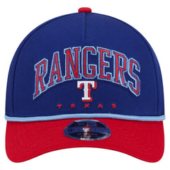 Texas Rangers New Era Arch 9FORTY A-Frame M-Crown Adjustable Hat - Royal/Red - New Era Sale