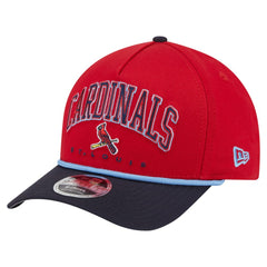 St. Louis Cardinals New Era Arch 9FORTY A-Frame M-Crown Adjustable Hat - Red/Navy - New Era on Sale