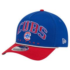 Chicago Cubs New Era Arch 9FORTY A-Frame M-Crown Adjustable Hat - Royal/Red - New Era Lifestyle