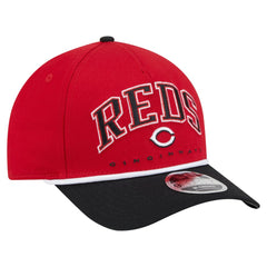 Cincinnati Reds New Era Arch 9FORTY A-Frame M-Crown Adjustable Hat - Red/Black - New Era on Sale