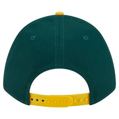 Athletics New Era Arch 9FORTY A-Frame M-Crown Adjustable Hat - Green/Gold - New Era Sale