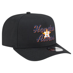 Houston Astros New Era Chainstitch 9FIFTY A-Frame Snapback Hat - Black - New Era on Sale