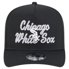 Chicago White Sox New Era Chainstitch 9FIFTY A-Frame Snapback Hat - Black - New Era Online