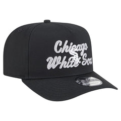 Chicago White Sox New Era Chainstitch 9FIFTY A-Frame Snapback Hat - Black - New Era Online