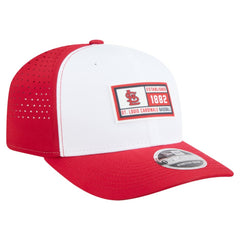 St. Louis Cardinals New Era Established Patch 9SEVENTY Adjustable Hat - White/Red - New Era Lifestyle