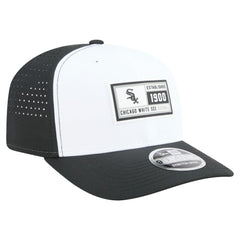 Chicago White Sox New Era Established Patch 9SEVENTY Adjustable Hat - White/Black - New Era Discount