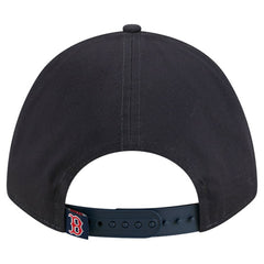 Boston Red Sox New Era Women's Metallic A-Frame 9FORTY Adjustable Hat - Navy - New Era Sale