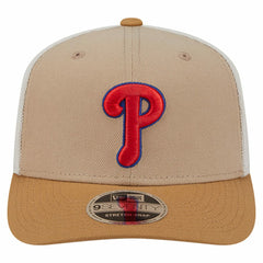 Philadelphia Phillies New Era 9SEVENTY Trucker Adjustable Hat - Stone - New Era Sale