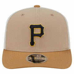 Pittsburgh Pirates New Era 9SEVENTY Trucker Adjustable Hat - Stone - New Era Sale