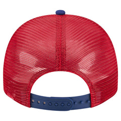 Philadelphia Phillies New Era Banner A-Frame 9FIFTY Trucker Snapback Hat - Cream/Red - New Era Online