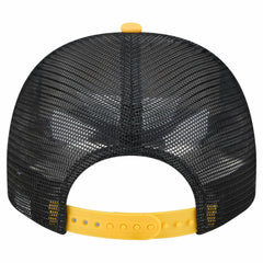 Pittsburgh Pirates New Era Banner A-Frame 9FIFTY Trucker Snapback Hat - Cream/Black - New Era Lifestyle