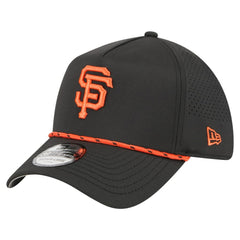 San Francisco Giants New Era 39THIRTY A-Frame Perforated Flex Hat - Black - New Era Online