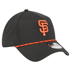 San Francisco Giants New Era 39THIRTY A-Frame Perforated Flex Hat - Black - New Era Online