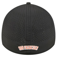 San Francisco Giants New Era 39THIRTY A-Frame Perforated Flex Hat - Black - New Era Online