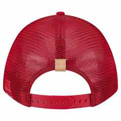 Philadelphia Phillies New Era Text A-Frame Trucker 9FORTY Hat - Stone/Red - New Era on Sale