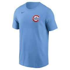 Chicago Cubs Nike Alternate Wordmark T-Shirt - Baby Blue - Nike Sale