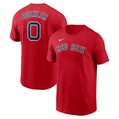 Walker Buehler Boston Red Sox Nike Fuse Name & Number T-Shirt - Red - Nike Sale