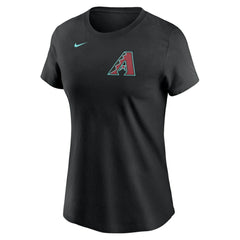 Corbin Burnes Arizona Diamondbacks Nike Women's Fuse Name & Number T-Shirt - Black - Nike Lifestyle