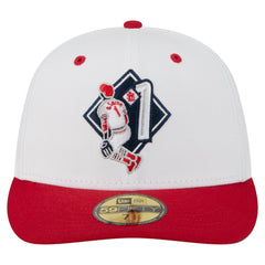 Ozzie Smith St. Louis Cardinals New Era 59FIFTY Fitted Hat - White - New Era Lifestyle