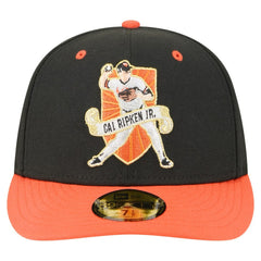 Cal Ripken Jr. Baltimore Orioles New Era 59FIFTY Fitted Hat - Black - New Era on Sale