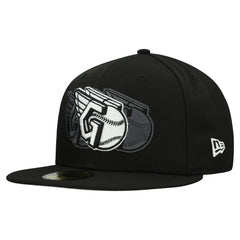 Cleveland Guardians New Era Tri-Hit 59FIFTY Fitted Hat - Black - New Era Online