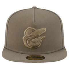 Baltimore Orioles New Era Color Pack A-Frame 59FIFTY Fitted Hat - Olive - New Era Discount