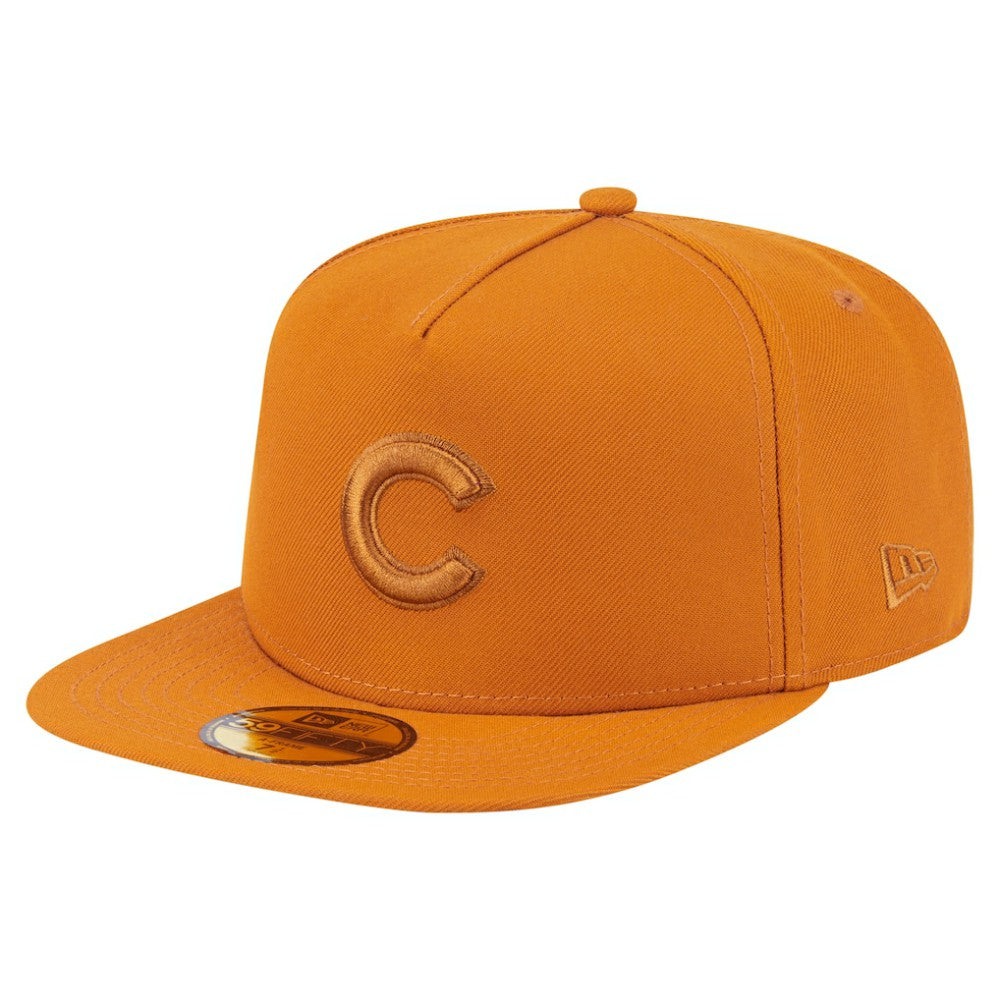 Chicago Cubs New Era Color Pack A-Frame 59FIFTY Fitted Hat - Orange - New Era Online
