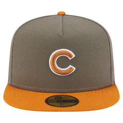 Chicago Cubs New Era Two-Tone Color Pack A-Frame 59FIFTY Fitted Hat - Olive/Orange - New Era Sale