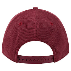 Washington Commanders New Era Cord Corduroy 9FORTY A-Frame Adjustable Hat Burgundy
