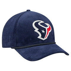 Houston Texans New Era Cord Corduroy 9FORTY A-Frame Adjustable Hat Navy