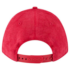 Kansas City Chiefs New Era Cord Corduroy 9FORTY A-Frame Adjustable Hat Red