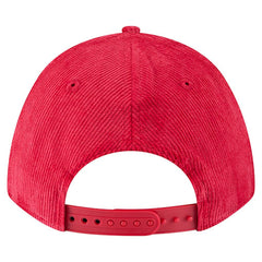 San Francisco 49ers New Era Cord Corduroy 9FORTY A-Frame Adjustable Hat Scarlet