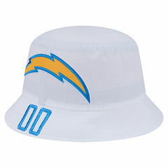 Los Angeles Chargers New Era Helmet Bucket Hat White