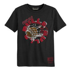 Chicago Bulls Preschool In The Net T-Shirt for sale Black | Mitchell & Ness