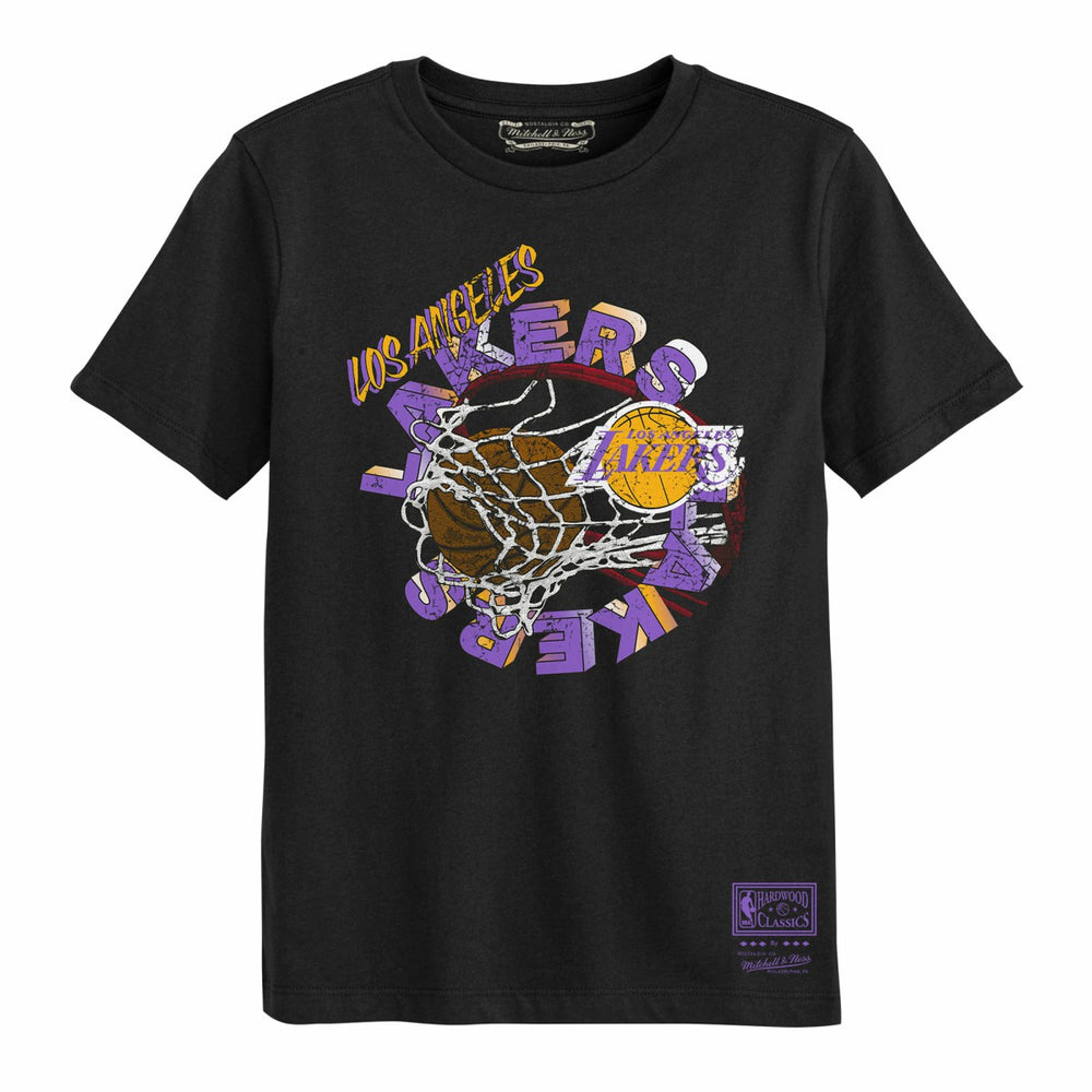 Los Angeles Lakers Preschool In The Net T-Shirt Black | Mitchell & Ness Near Me